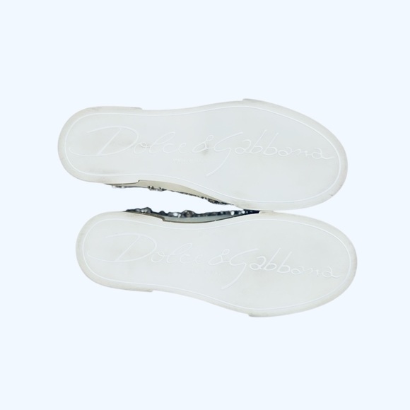 Dolce & Gabbana Portofino Crystal white sneakers 40 - Picture 5 of 5